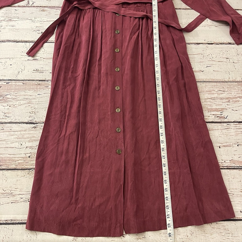 Vintage Carol Anderson Button Down Cottage Core Dress Size 4 Petite Embroidered - Picture 8 of 10
